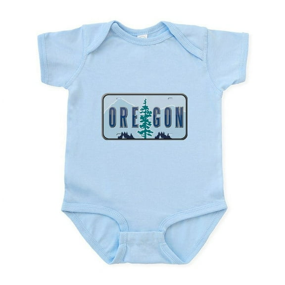 CafePress - Oregon Infant Bodysuit - Baby Light Bodysuit, Size Newborn - 24 Months