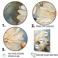 thumbnail image 3 of Designart "Blissful Bouquet Of Beige Mums" Mums Floater Framed Wall Decor, 3 of 5