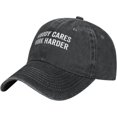thumbnail image 1 of Nobody Cares Work Harder Baseball Cap Golf Dad Hat Adjustable Unconstructed for Men Women, One Size-X-Large, 1 of 8