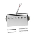 thumbnail image 2 of Yinanstore Alnico II Guitare Humbucker Pickup Pièce de Réparation Haute Performance Professionnel Robuste Accessoires d'Instrument de Musique Remplacement Argent 8K, 2 of 8