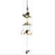 thumbnail image 1 of Flying bird Mascot metal wind chime pendant, copper bell, 1 of 5