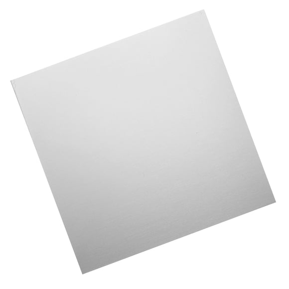 304 Stainless Steel Sheet Plate, 8" x 8", 20 Gauge (0.8mm) Thickness, Stainless Steel Plate with Gloves(Silver)