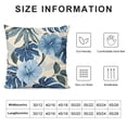 thumbnail image 5 of SHANXI Throw Pillow Covers Flowers Red Blue Green Pattern Print Cushion Cover Soft Pillow Cases for Home Sofa Bed Chair Car Office Decorative 12x12in, 5 of 5