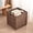 Coffee, variant on 8.6 inch Set of 2 Wicker Baskets, Woven Storage Baskets for Shelves with Handles, Foldable Cube Storage Basket Bins