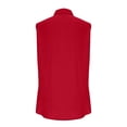thumbnail image 6 of Women Collared Button down Blouse Sleeveless Cotton Linen Casual Loose Fit Tank Tops Dressy Business Casual Summer Shirts M, 6 of 8