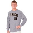 thumbnail image 5 of Puerto Rico Baseball Game Player 21 Long Sleeve TShirt Men Women Brisco Brands S, 5 of 5