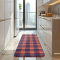 thumbnail image 4 of Multi Color Checkerboard Checkered Pattern Kitchen Rug Mat,Kitchen Runner Rugs Non Skid Washable,Decorative Kitchen Floor Mats for Kitchen,Sink,Laundry,17"x47.2", 4 of 7