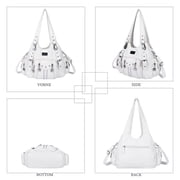 Angel Kiss for Women Large capacity Vegan Leather wallet and Handbags Crossbody Purses Multi pocket shoulder bag