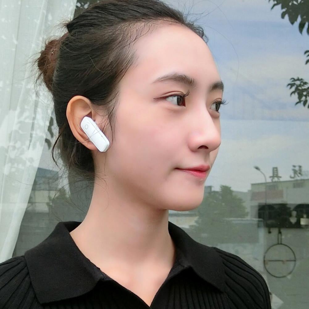 M165 Mini Bluetooth Earphone Stereo Bass Bluetooth Earpiece Mic Earloop Wireless Phones With S6C1