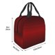 thumbnail image 3 of Easygdp Red Geometric Bolsa Térmica Premium - Tela Oxford Impermeable, Gran Capacidad, Bolsillo Frontal, Unisex para Trabajo, Escuela, Actividades al Aire Libre y Picnics, 3 of 8