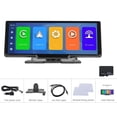 thumbnail image 7 of Portable Car Stereo Wireless Apple Carplay Android Auto with Dash Cam - S 9.3" HD Touch Screen Car Play Screen, GPS Navigation, Dual Bluetooth, FM Transmit, AUX, 7 of 7
