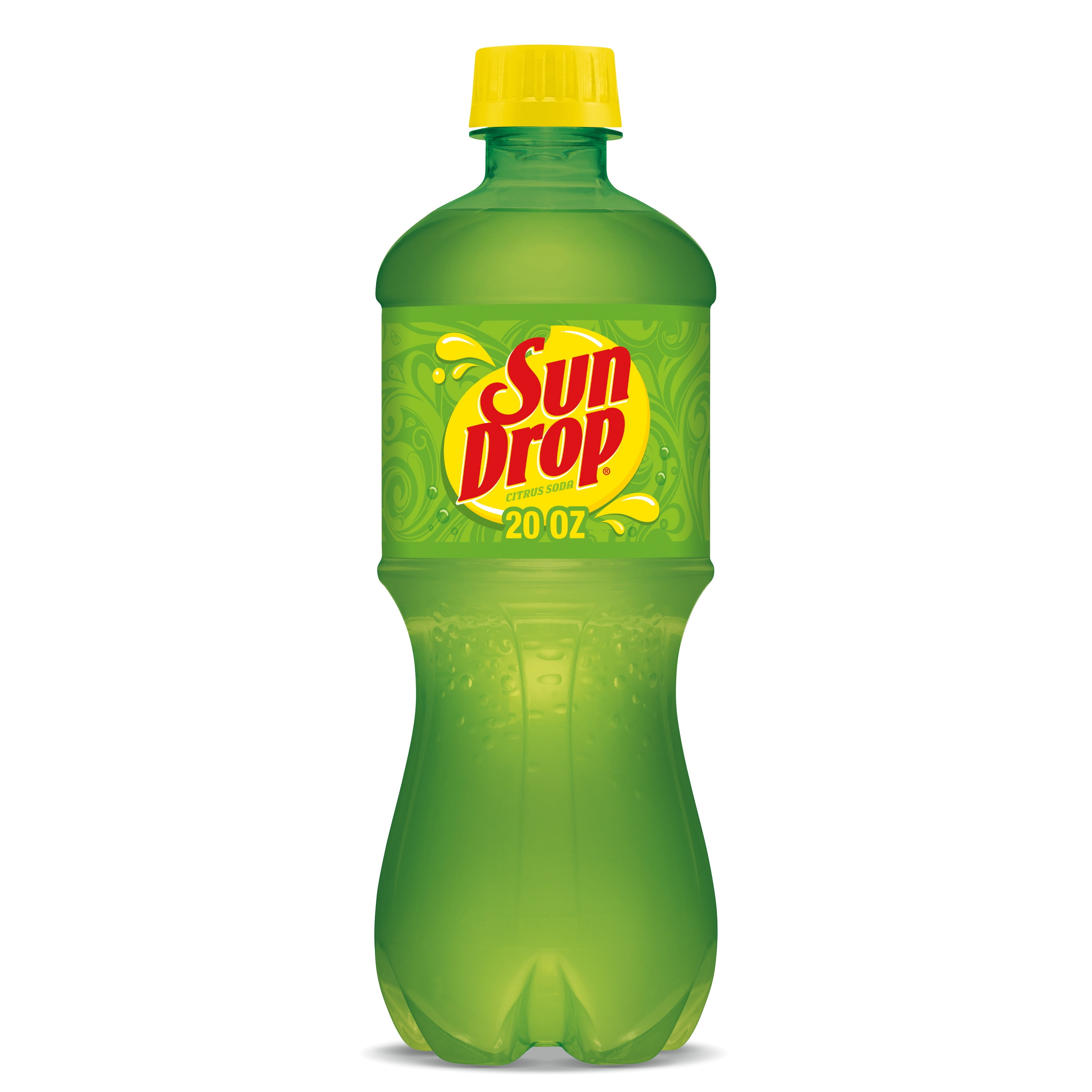 Sun Drop Citrus Soda, 20 fl oz bottle