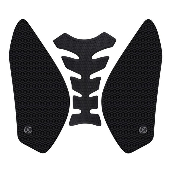 GFYSHIP for Kawasaki ZX6R 2009 2010 2011 2012 2013 2014 2015 2016 2017 2018 2019 ZX-6R Motorcycle 3M Gas Tank Pad Anti Slip Stickers Side Fuel Gas Grip Decal Protector (Black)