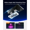 thumbnail image 5 of Yinghao 8 pack Color Change Solar Fence Lights Outdoor Waterproof Led Accent RGB Lamp Decorative Lighting with Spot Len for for Deck, Railing, Stair,, 5 of 8