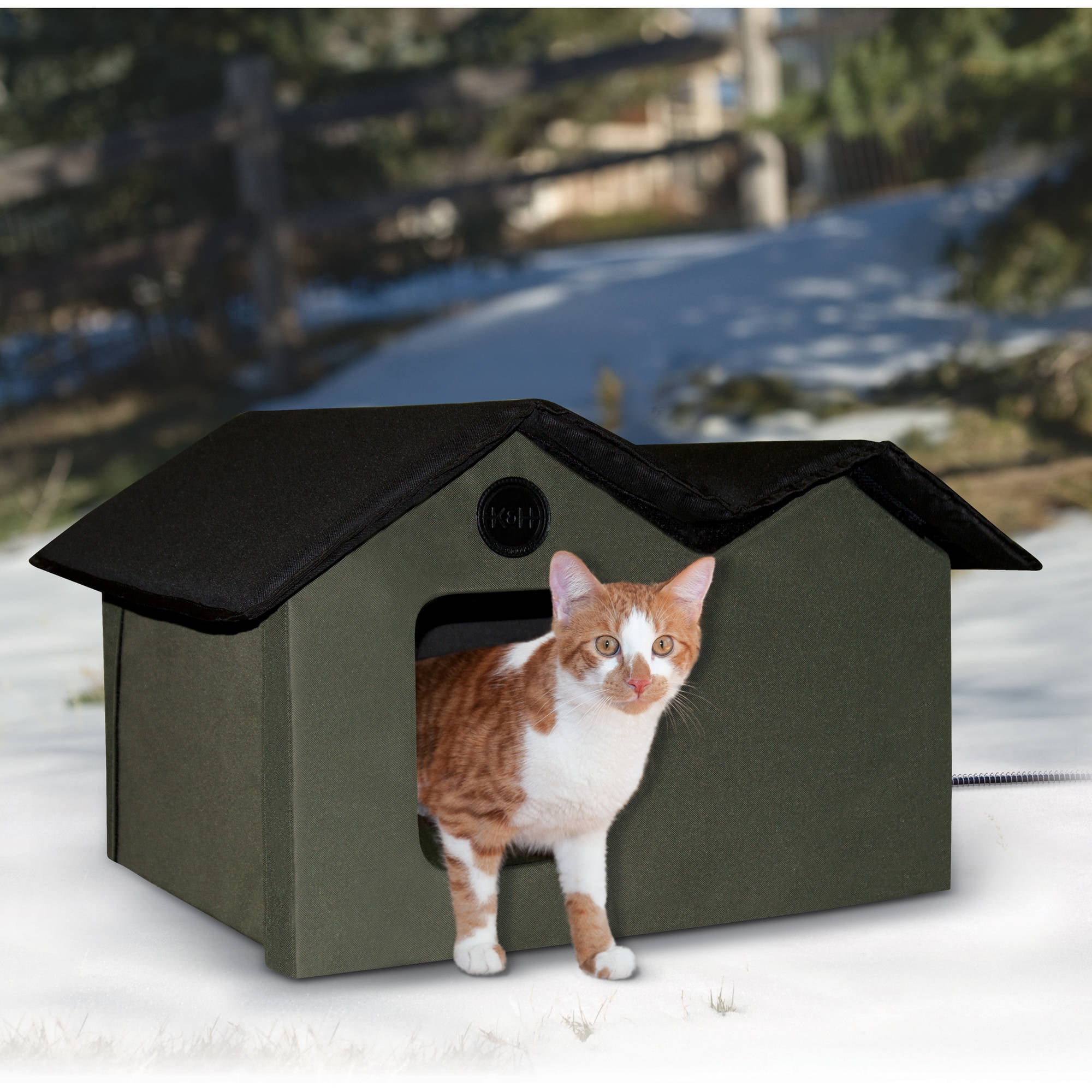 k&h outdoor heated cat house