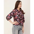 thumbnail image 3 of Moomaya Printed Shirts For Women, Casual Chic Summer Shirt Top, 3 of 9