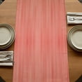 thumbnail image 5 of Table Runners 70 Inches Long Dress Scarves, Red Green Ombre Farmhouse Coffee/Dining/Kitchen Table Decor, Holiday Table Runner, Modern Art Gradient Orange 13x70 Inch, 5 of 9