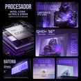 thumbnail image 2 of Laptop Gamer AI PC LENOVO Legion Pro 7i RTX 5090 24GB Core Ultra 9 275HX NPU 64GB DDR5 1TB SSD 16 OLED QHD+ 240Hz Teclado Ingles Copilot, 2 of 6