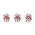 thumbnail image 1 of Yuarrent Reloj despertador silencioso con batería doble y campana doble, marco de Metal para niños, para el hogar, dormitorio, niñas, niños, Type1 NO1, 1 of 6