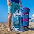 thumbnail image 6 of Terrain™ Adventure Waterproof Backpack, Coastal Sand & Ultramarine Teal, 6 of 12