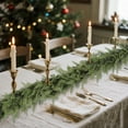 thumbnail image 4 of AHeartcove 9FT Real Touch Cedar Christmas Garland - Artificial Greenery for Fireplace Mantel, Staircase & Door Decor, Indoor/Outdoor Holiday Christmas Decorations, 4 of 7