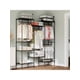 thumbnail image 1 of Heavy-duty metal freestanding clothing organizer con 8 estantes y 4 adjustable hang rods, 69\, 1 of 8
