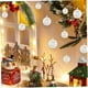thumbnail image 3 of Adornos navideños iridiscentes XINYU 30 piezas Bolas transparentes 4 tamaños diferentes, 3 of 7