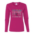 thumbnail image 3 of Autism Is Not A Disablity Itâ€™s A Different Abilty | Autism Awareness Dabbing Skeleton Inspirational Christian Womens Graphic Long Sleeve T-Shirt, Fuschia, Large, 3 of 5