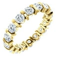 thumbnail image 2 of Pompeii 2 1/2 Ct Lab Grown Diamond Bar Set Eternity Ring 14k Yellow Gold (H/I,VS2-SI1), 2 of 4