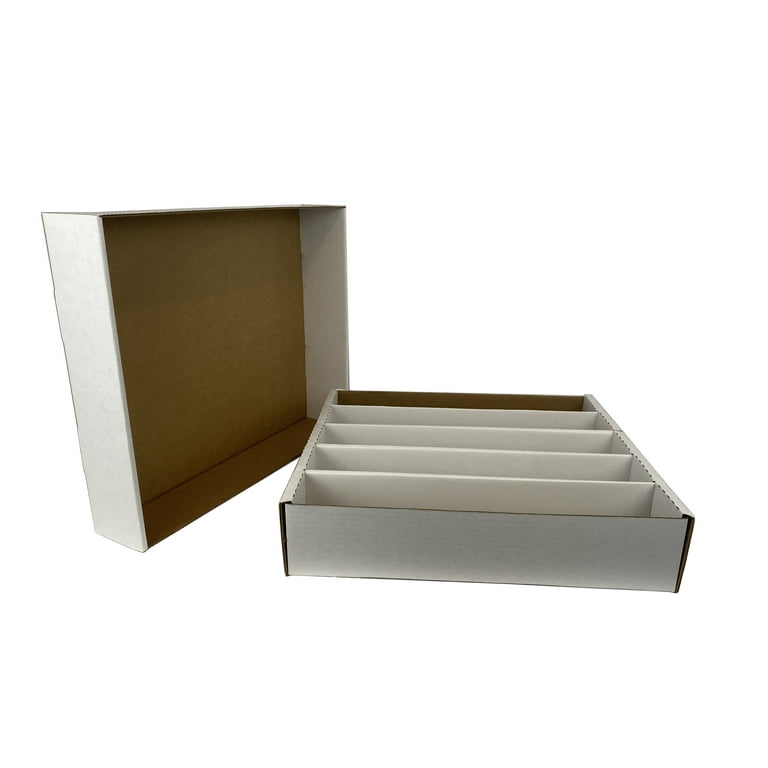 One-piece Trading Card BOXES - White Corrugated