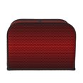thumbnail image 2 of Cauagu Red Geometric for 4 Slice Toaster Cover (11.4''×7.9''×7.5'') Bread Machine Cover Toaster Protector Kitchen Appliance Dust Cover, 2 of 7