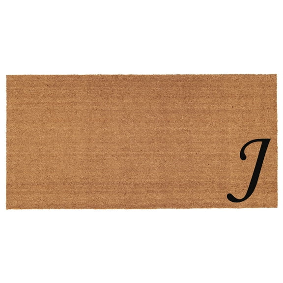 Urban Chic Monogram Doormat, 30" x 48" (Letter J)