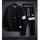 thumbnail image 3 of Conjunto de chándal de manga larga de primavera y otoño de 2 piezas para hombre, trajes deportivos Hip Pop Y2k para hombre, tendencia de moda, cuello redondo, estilo coreano de gran tamaño, 3 of 5