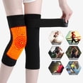 thumbnail image 3 of 1 Pair Winter Knee Pads Cushion Cold Resistant Ay-tsao Compression Anti-slip Warm Natural Plant Extract High Elasticity Knee Pain Relief Knee Protection Unisex Elderly People Knee Braces, 3 of 6