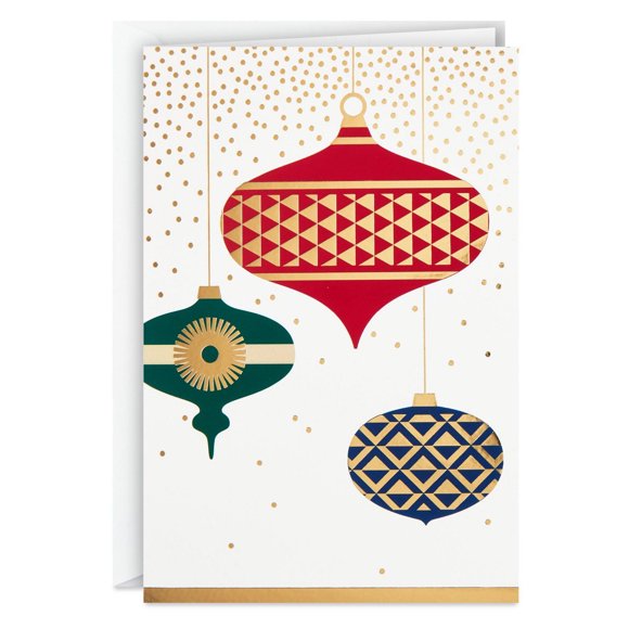 Image Arts Boxed Christmas Cards (Shiny Ornaments), 30 ct.