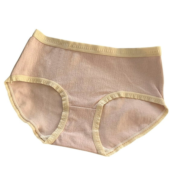hoksml Sexy Ladies Panties for Women Mid Waisted Seamless Cotton Briefs Underwear Breathable Period Comfor Leakproof Panties Clearance