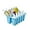 Blue, variant on Bouanq Popsicle Molds Silicone Ice Pops Mold, 10 Pieces BPA Free Popsicle Mold Reusable Easy Release Ice Pops Maker with Cleaning Brush and Funnel