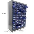 thumbnail image 3 of 75 Drawers Parts Cabinet Bolt Nut Storage Cabinet Tool Organizer with Partitions and Labels, 3 of 12