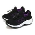 thumbnail image 6 of Orthopedic Sneakers for Women Breathable Lace Up Walking Shoes Slip On Trainers Casual Ladies Platform Athletic Running Shoes Purple Size 9.5, 6 of 8