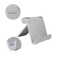 thumbnail image 1 of Ajuste del soporte universal para teléfono móvil Soporte portátil para tableta, lector electrónico y teléfono - Plata, 1 of 5