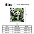 thumbnail image 5 of Panda Luxurious Velvet Pillow of 2,for Bed Pillow Covers and Throw Pillows - Available in 16x16, 18x18, and 20x20 Inches with Unique Patterns for Various Occasions, 5 of 6