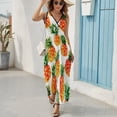 thumbnail image 6 of Lunarable Pineapple Sleeveless Dress Woman Fashion Long Dresses Women's Summer Suit Dress 2025, 6 of 7