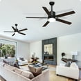 thumbnail image 5 of Skeven Ceiling Fans with Lights and Remote, 60 inch Outdoor Ceiling Fan with Remote, Modern with Lights for Patio Farmhouse Bedroom, 5 of 7