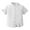 White, variant on XBASW Toddler Kids Boys Cotton Henley Shirt Button down Dress Shirt Solid Color T Shirt Short-Sleeved Casual Stand Collar Tops for Summer 3M-8T