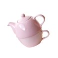 thumbnail image 1 of maskred Pink Ceramic Pot &Cup Teapot Set for Woman, 1 of 9