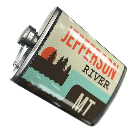 

NEONBLOND Flask USA Rivers Jefferson River - Montana