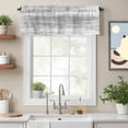 thumbnail image 2 of Sea Stars Valance Curtain for Windows Summer Beach Sea Star Coral Grey Texture Rod Pocket Curtain Valances Short Window Treatments Panels for Kitchen Bathroom Laundry Room Basement 54 x 18 Inch, 2 of 9