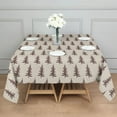 thumbnail image 3 of Brown Christmas Tree Pattern Square Tablecloth,Waterproof Square Table Cover,Wipeable Spillproof Washable Table Cover for Home Kitchen Party Decor 42"X42"(107x107cm), 3 of 6