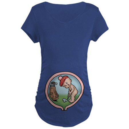 

CafePress - On The Front Nine Maternity Dark T Shirt - Maternity Dark T-Shirt