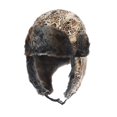 thumbnail image 1 of WITHMOONS Leopard Trooper Ear Flap Cap Trapper Hat Faux Fur CR7865 (Beige), 1 of 4